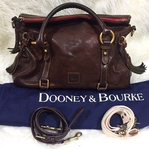 Dooney & Bourke Florentine Satchel Chestnut Medium
